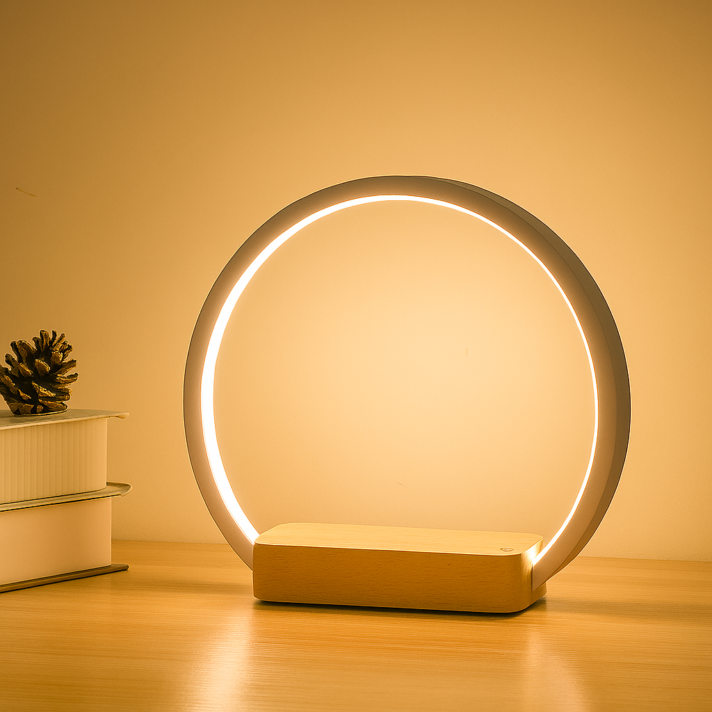 Bordslampa - Ljus och laddning i harmoni