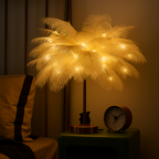 Harmoniskt fjäder led lampa