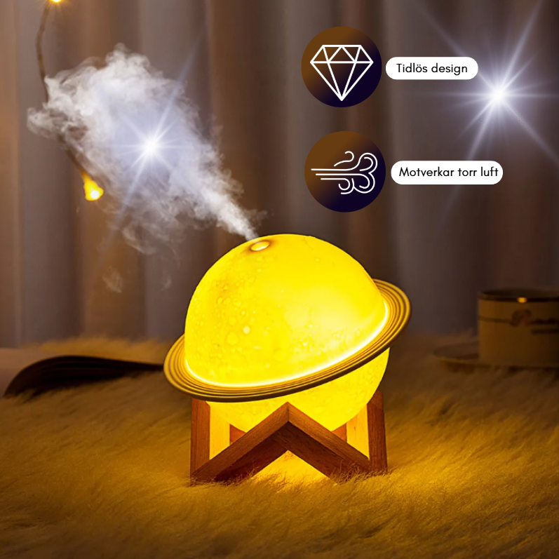 Planet Luftfuktare – Skapa balans i luften och lugn i sinnet