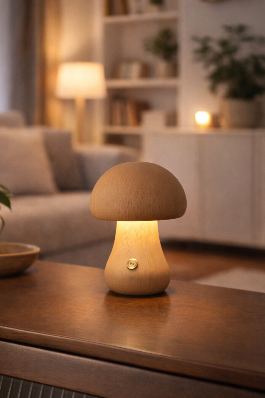 Glow Mushroom Touch lampa