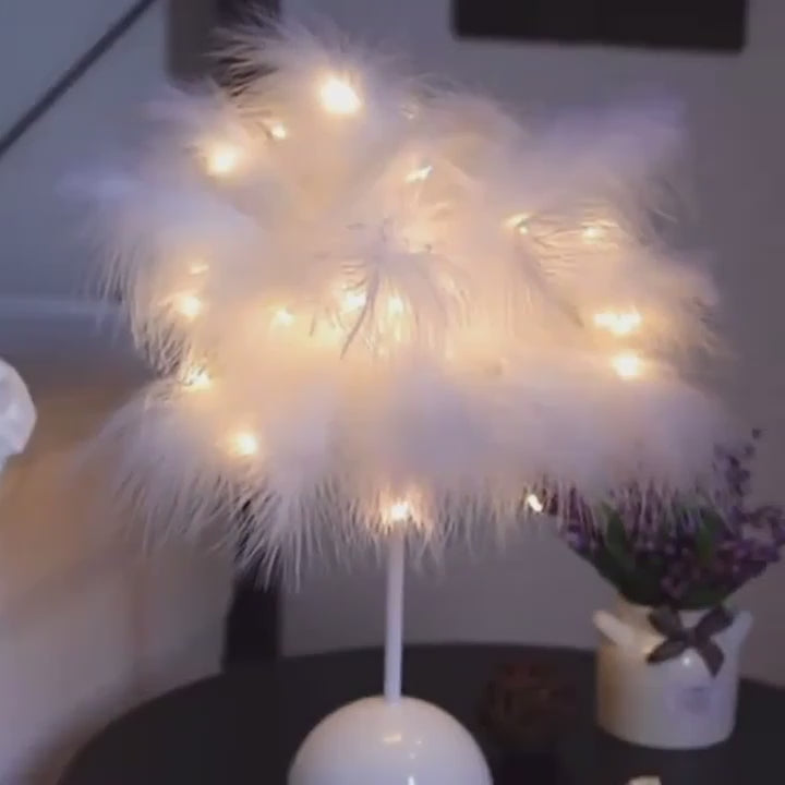 Harmoniskt fjäder led lampa